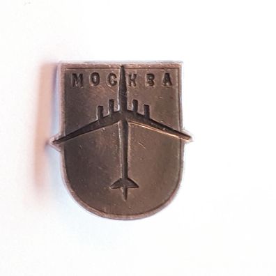 Anstecker Flughafen Moskau