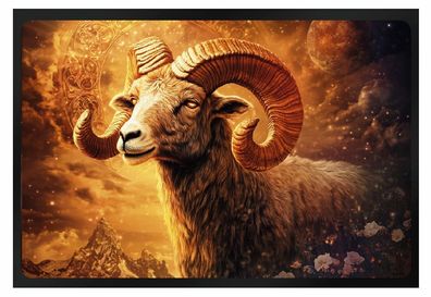 Fußmatte Sternzeichen Widder F2614 75x50 cm