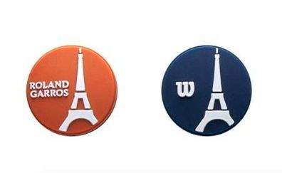 Wilson Roland Garros French Open Dampeners Navy + Clay x 2