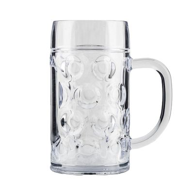WACA Bierhumpen mit Eichung Kunststoff 500 ml, Ø 8,6 cm 113944