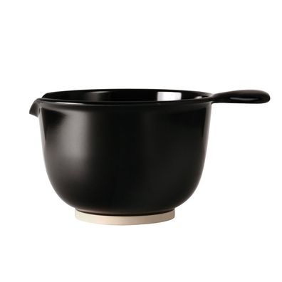 WACA Rührschüssel Melamin 2,5 l, Ø 21 cm, 13,2 cm schwarz 113624