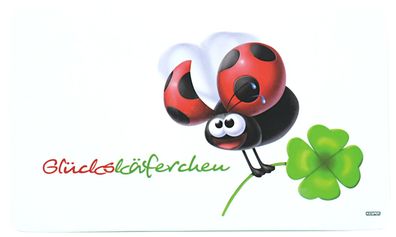 KESPER Frühstücksbrettchen "Glückskäferchen" 113733