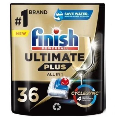 Finish Ultimate Plus Geschirrspueltabs All in 1 - 36 Kapseln