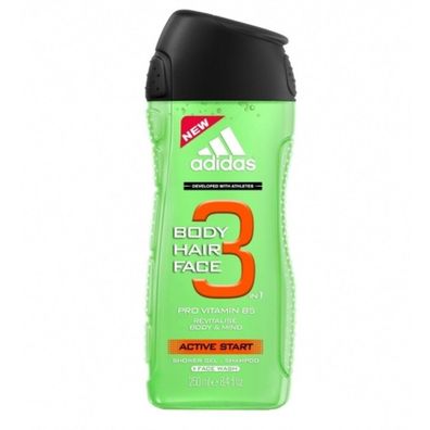 Adidas 3in1 Active Start Duschgel 400 ml M