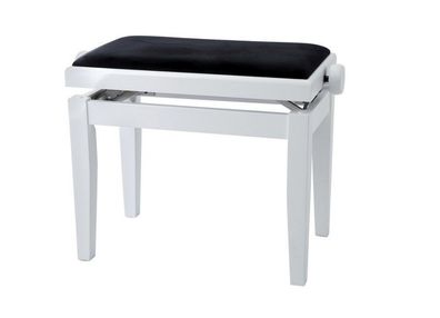 Gewa Klavierbank Deluxe weiß matt