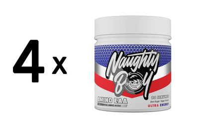4 x Naughty Boy Amino EAA, Ultra Energy - 345g