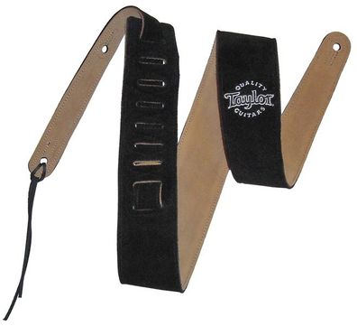 Taylor Suede Logo Strap Black