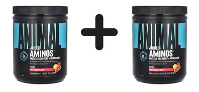 2 x Universal Nutrition Animal Juiced Aminos, Fruit Punch - 375g