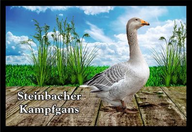 Fußmatte Schmutzfangmatte Wassergeflügel Steinbacher Kampfgans F1175 75x50 cm