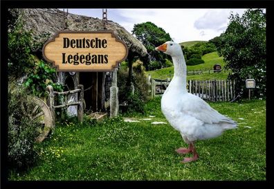 Fußmatte Schmutzfangmatte Wassergeflügel Deutsche Legegans F1163 60x40 cm