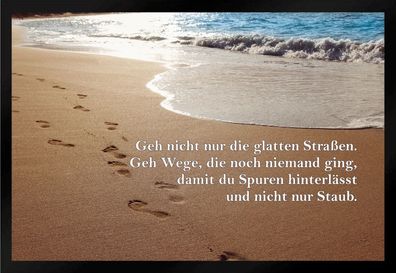 Fußmatte Schmutzfangmatte Straße Wege Spuren Staub rutschfest F919 75x50 cm