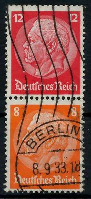 D-REICH Zusammendruck Nr S110 gestempelt SENKR PAAR X790356