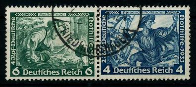 D-REICH Zusammendruck Nr W47 gestempelt WAAGR PAAR X7A1782