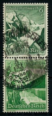 D-REICH Zusammendruck Nr S247 gestempelt SENKR PAAR X7A3FAA