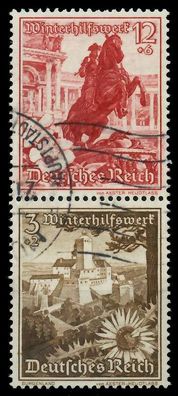 D-REICH Zusammendruck Nr S249 gestempelt SENKR PAAR X7A4032