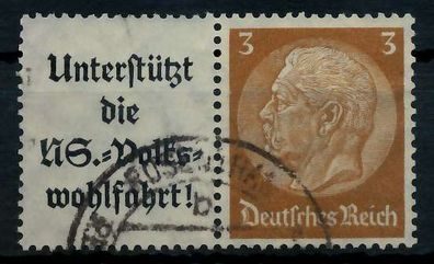 D-REICH Zusammendruck Nr W75 gestempelt WAAGR PAAR X7A653E