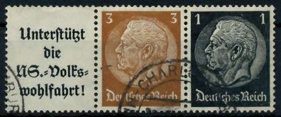 D-REICH Zusammendruck Nr W76 gestempelt 3ER STR X7A652A