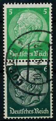 D-REICH Zusammendruck Nr S187 gestempelt SENKR PAAR X7A671A