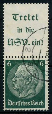 D-REICH Zusammendruck Nr S191 gestempelt SENKR PAAR X7A677A