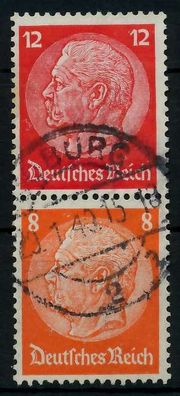 D-REICH Zusammendruck Nr S199 zentrisch gestempelt SENKR PAA X7A67CE