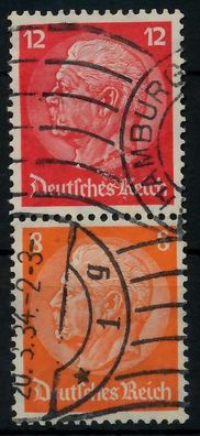 D-REICH Zusammendruck Nr S199 gestempelt SENKR PAAR X7A67BA