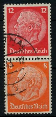 D-REICH Zusammendruck Nr S199 gestempelt SENKR PAAR X7A67C2