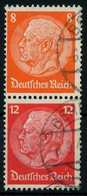 D-REICH Zusammendruck Nr S201 gestempelt SENKR PAAR X7A683E