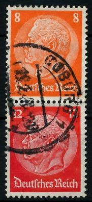 D-REICH Zusammendruck Nr S201 zentrisch gestempelt SENKR PAA X7A682E