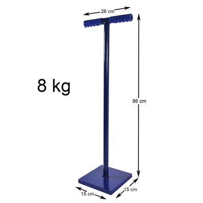 Betonstampfer 8kg Handstampfer Erdstampfer Bodenverdichter Stampfer 15x15cm T1
