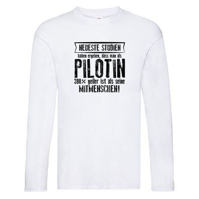 Neuste Studien: Pilotin | Definition Piloten Long Sleeve Weiß