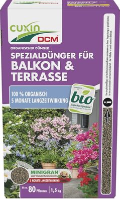 Cuxin DCM Spezialdünger Balkon & Terrasse 1,5 kg