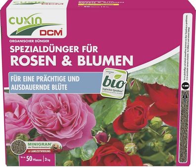 Cuxin DCM Spezialdünger Rosen und Blumen 3 kg