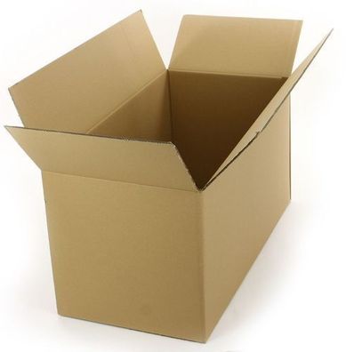 Faltkarton Versand Schachtel Box 420x300x250 mm Kiste zweiwellig braun Neu