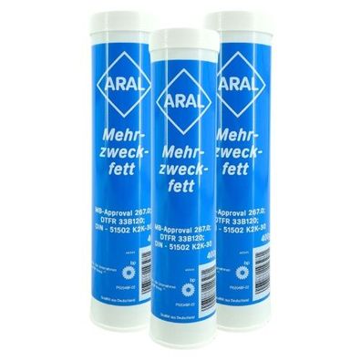Aral Mehrzweckfett 3x400 Gramm