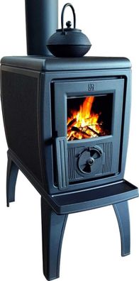Plamen Trenk Kaminofen – Gusseiserner Holzofen mit Herdplatte (8,9 kW)