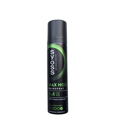 Syoss/Max Hold Haarspray "Mega Starker Halt" Reisegröße 75ml/Haarstyling