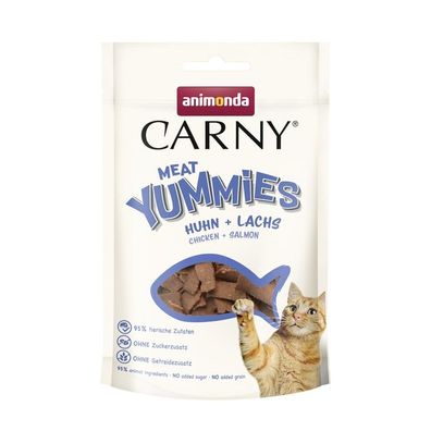 Animonda Snack Carny Meat Yummies Adult Huhn & Lachs 10 x 50g