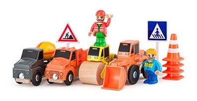 Baustellenfahrzeuge-Set - Zubehör