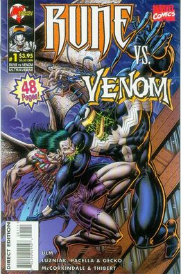 Rune vs. Venom # 1 (one-shot, artist jam, 48 pages) (USA,1995)