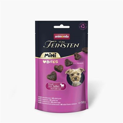 Animonda Snack vom Feinsten Mini Bites mit Rind & Salbei 10 x 50g