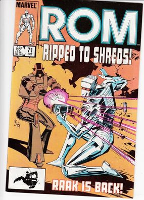 ROM (Spaceknight) # 71 (Steve Ditko) (USA, 1985)