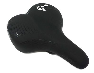 CBK-MS Trekking Fahrradsattel schwarz mit Memory-Schaum Unisex E-Bike Sattel