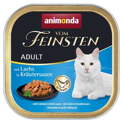 Animonda Vom Feinsten mit Lachs in Kräutersauce 32 x 100g