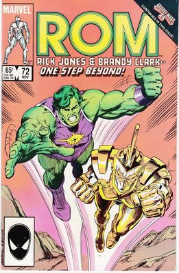 ROM (Spaceknight) # 72 (Secret Wars II ) (Steve Ditko) (USA, 1985)