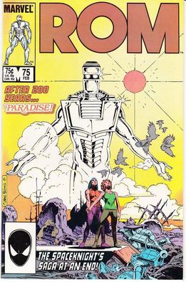 ROM (Spaceknight) # 75 (FINAL issue) (Steve Ditko) (USA, 1985)