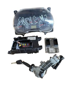 Original Fiat Punto 199 Motorsteuergerät Set 51798649