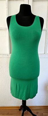 Italy Julia Wang Damen Longtop Unterziehshirt ohne Arm Viskose one size in Grün
