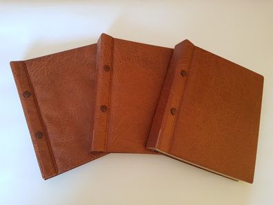 ETB-Album leer, 3 x, von Kobra, mit Hüllen in jedem Album (A)