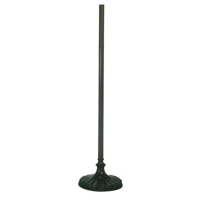 Clayre & Eef Lampenfuá Stehlampe Tiffany Ø 30x165 cm Braun Polyresin
