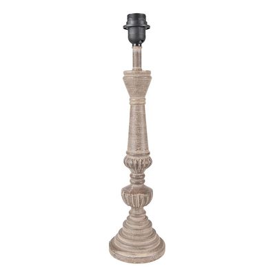 Clayre & Eef Lampenfuß Ø 13x51 cm Braun Holz